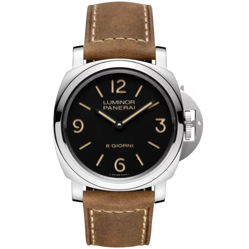 LUMINOR 8 GIORNI PAM00914 44 MM STAINLESS STEEL WITH BLACK DIAL