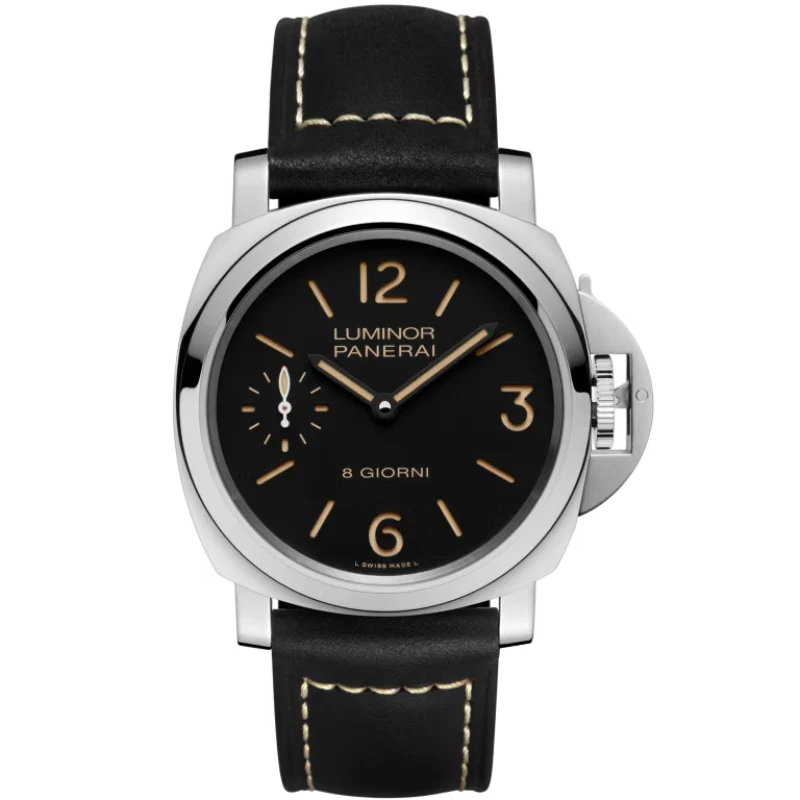 LUMINOR 8 GIORNI PAM00915 44 MM STAINLESS STEEL WITH BLACK DIAL