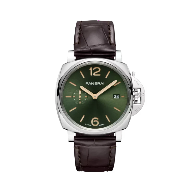 LUMINOR DUE PAM01329 42 MM PLATINUMTECH™ WITH GREEN DIAL