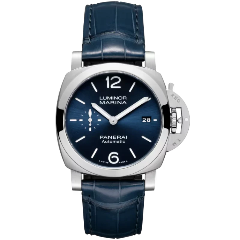 LUMINOR QUARANTA PAM01370 40 MM STAINLESS STEEL WITH BLUE DIAL