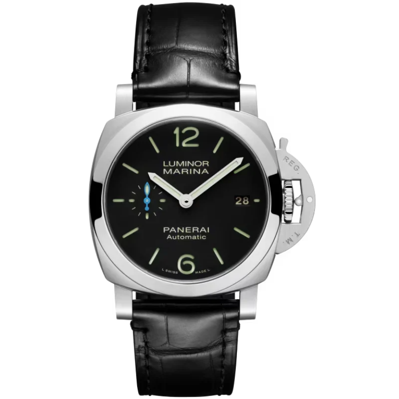 LUMINOR QUARANTA PAM01372 40 MM STAINLESS STEEL WITH BLACK DIAL